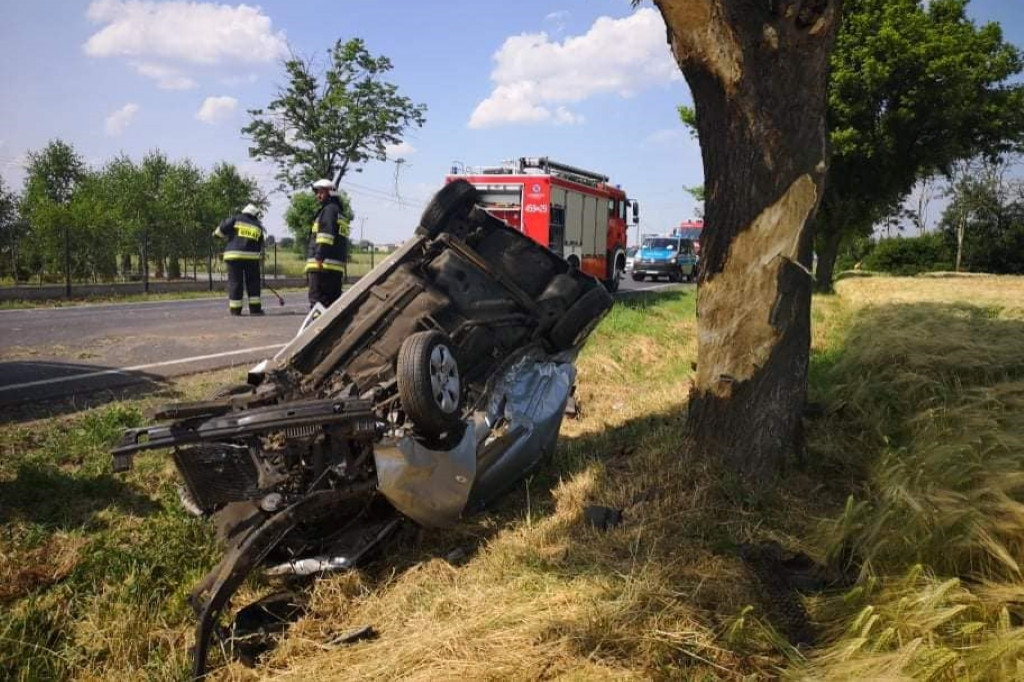 Wypadek na drodze krajowej nr 15