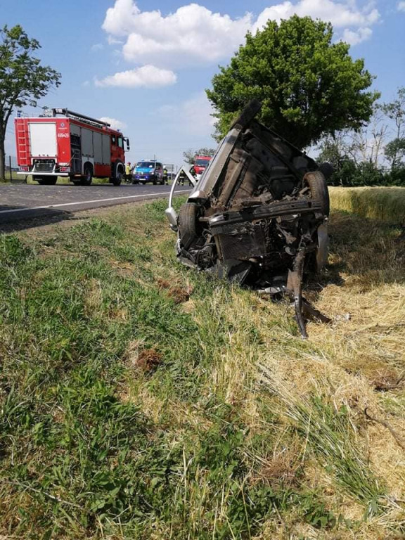 Wypadek na drodze krajowej nr 15