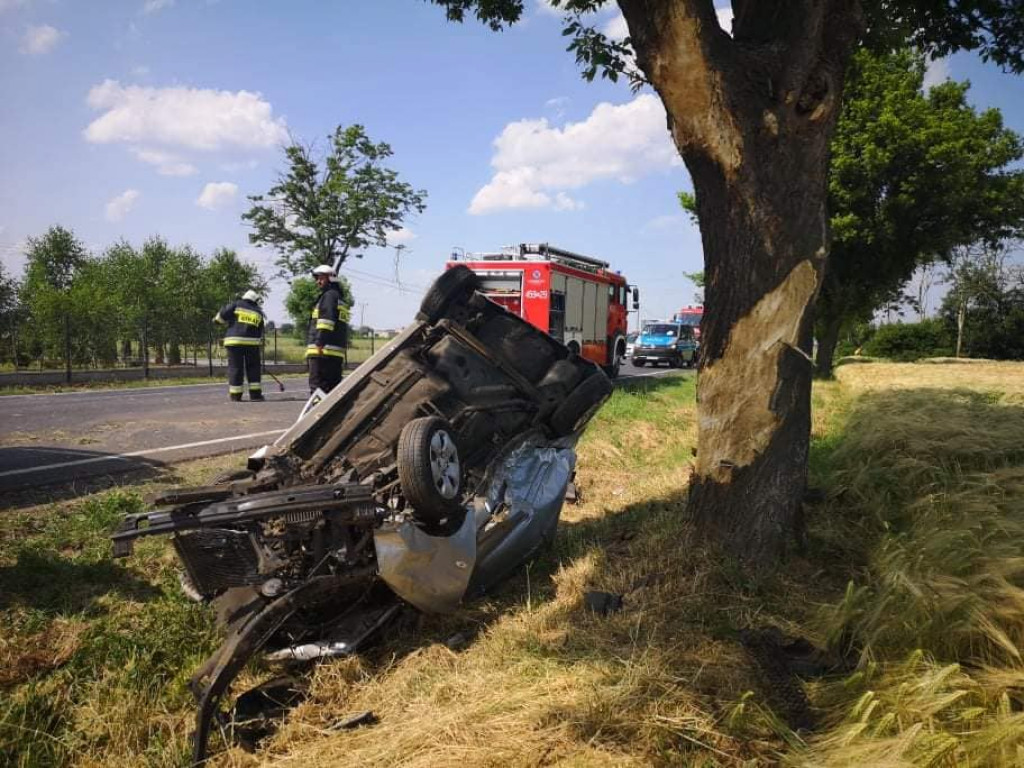 Wypadek na drodze krajowej nr 15