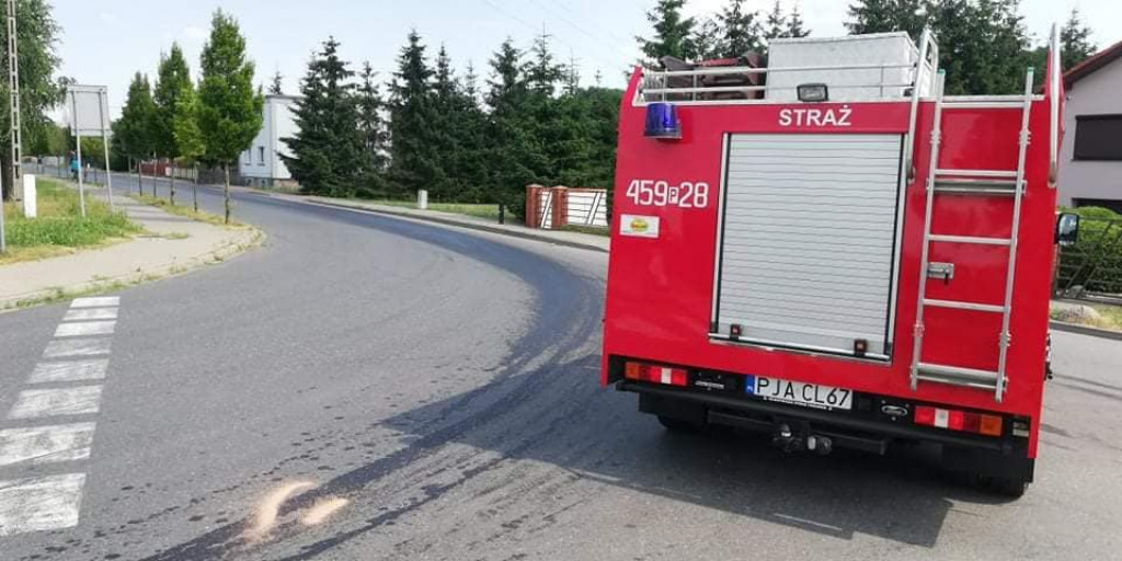 Wypadek na drodze krajowej nr 15