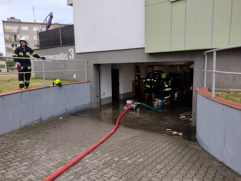 Ulewa nad Jarocinem i powiatem jarocińskim
