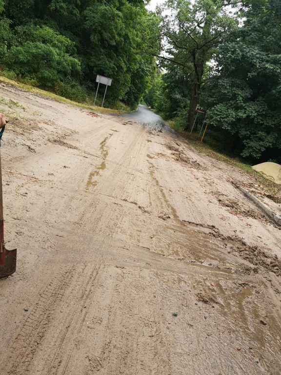 Ulewa nad Jarocinem i powiatem jarocińskim