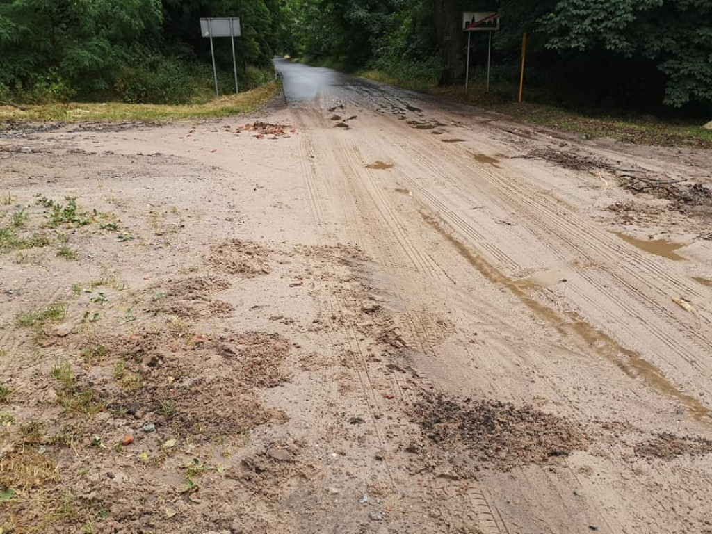 Ulewa nad Jarocinem i powiatem jarocińskim
