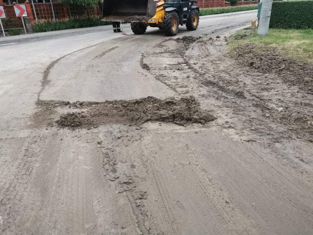 Ulewa nad Jarocinem i powiatem jarocińskim