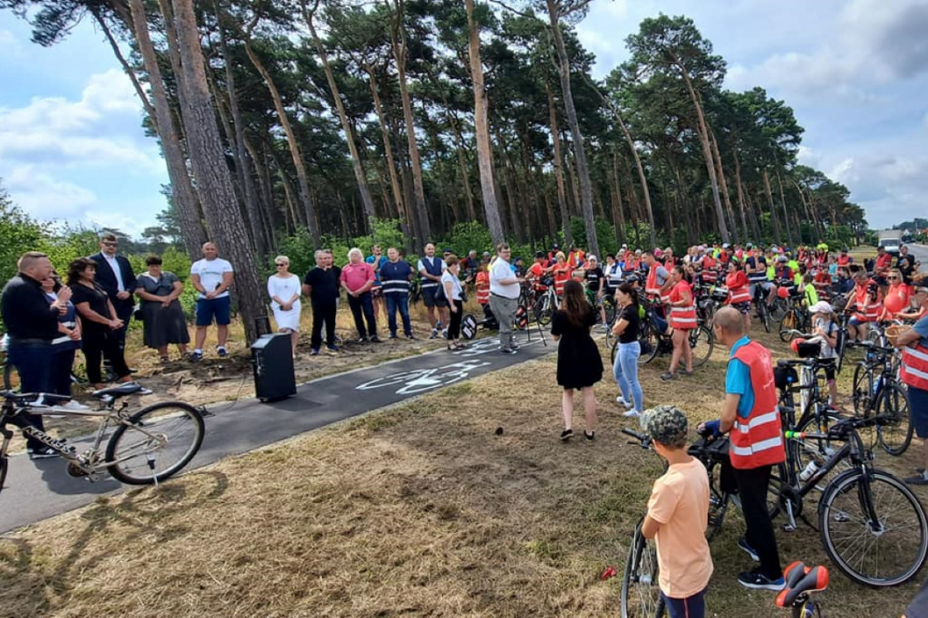 Otwarcie ścieżki rowerowej Jarocin-Żerków