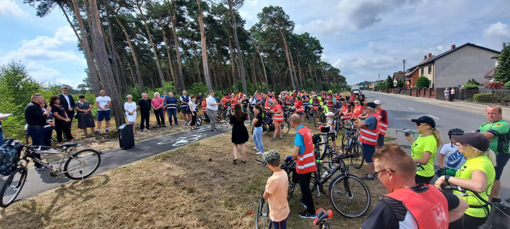 Otwarcie ścieżki rowerowej Jarocin-Żerków