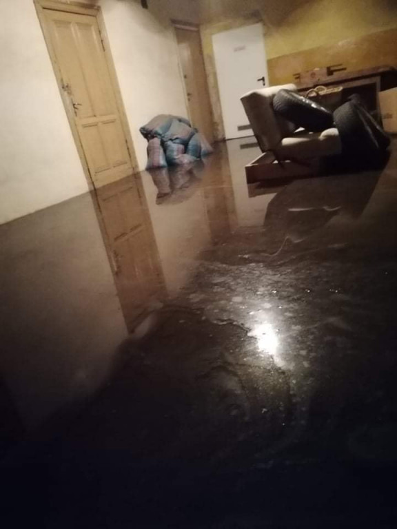 Skutki ulewnego deszczu i burzy w gminie Jarocin