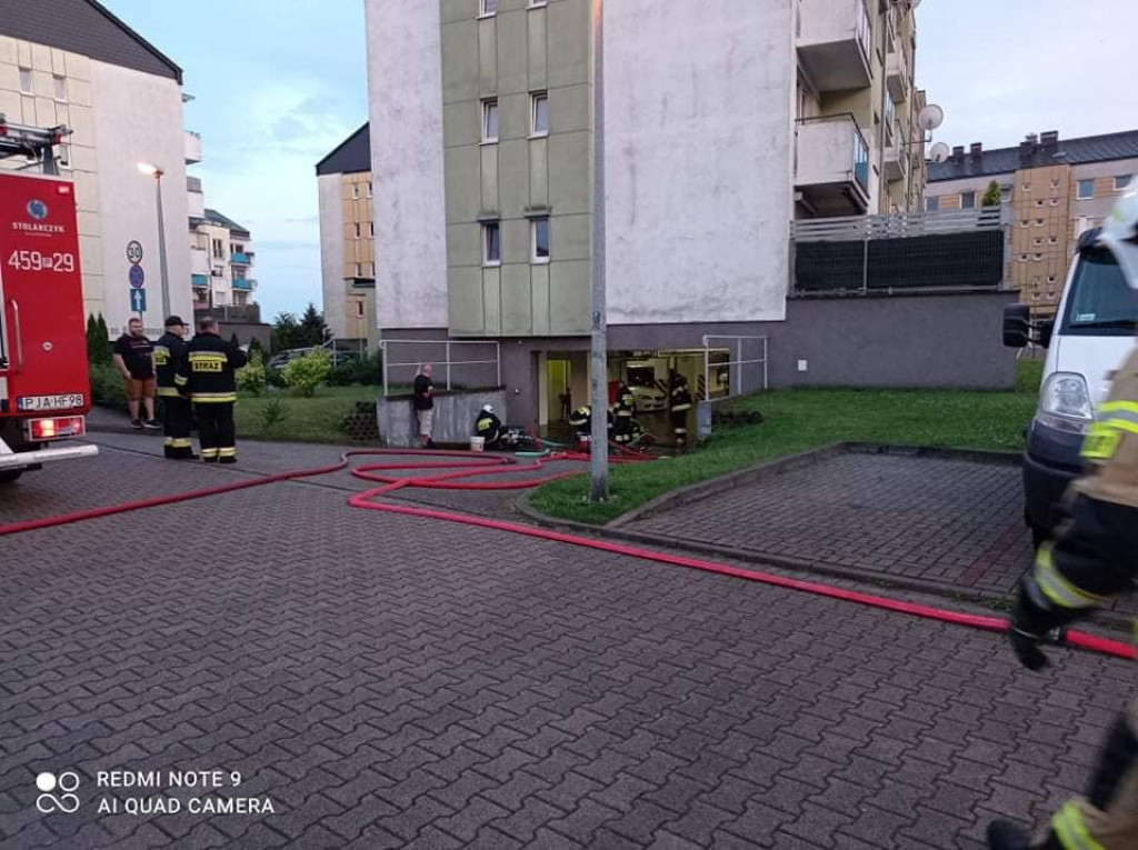 Oberwanie chmury i burza nad Jarocinem