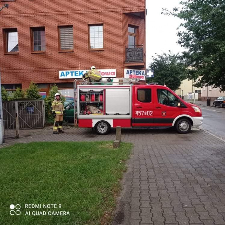 Oberwanie chmury i burza nad Jarocinem
