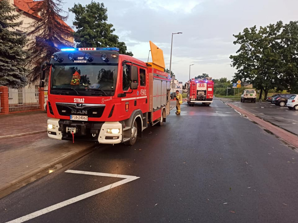 Oberwanie chmury i burza nad Jarocinem