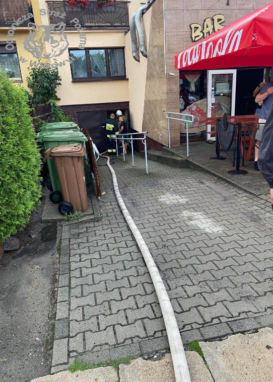 Oberwanie chmury i burza nad Jarocinem