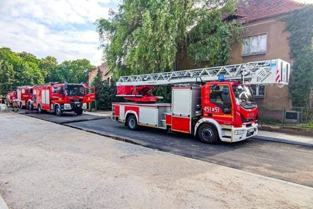 Spłonęło archiwum Szpitala Powiatowego w Jarocinie