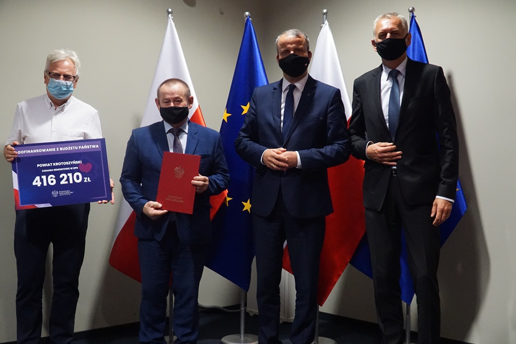 Powiat z pieniędzmi od województwa