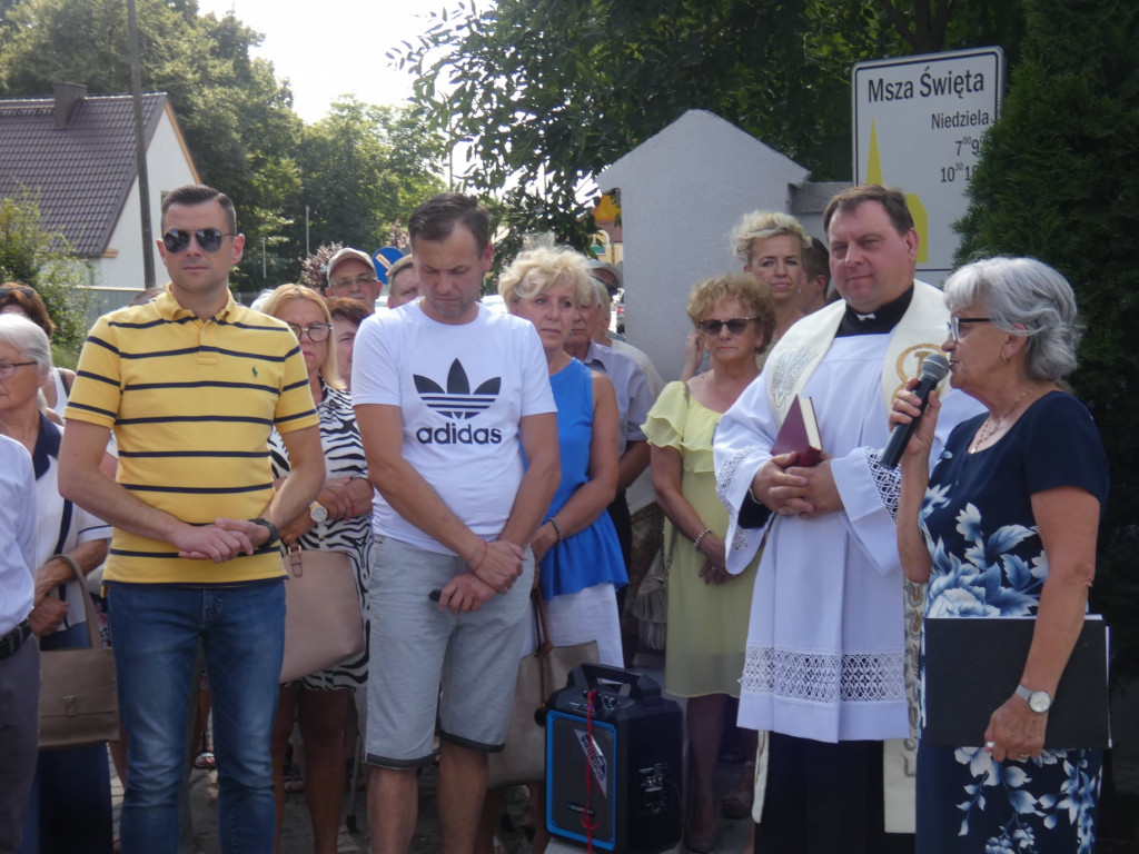 Figura Matki Bożej w Witaszycach po renowacji