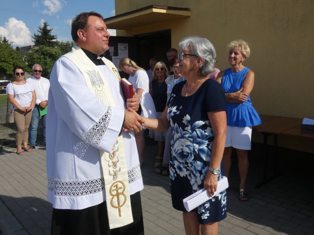 Figura Matki Bożej w Witaszycach po renowacji
