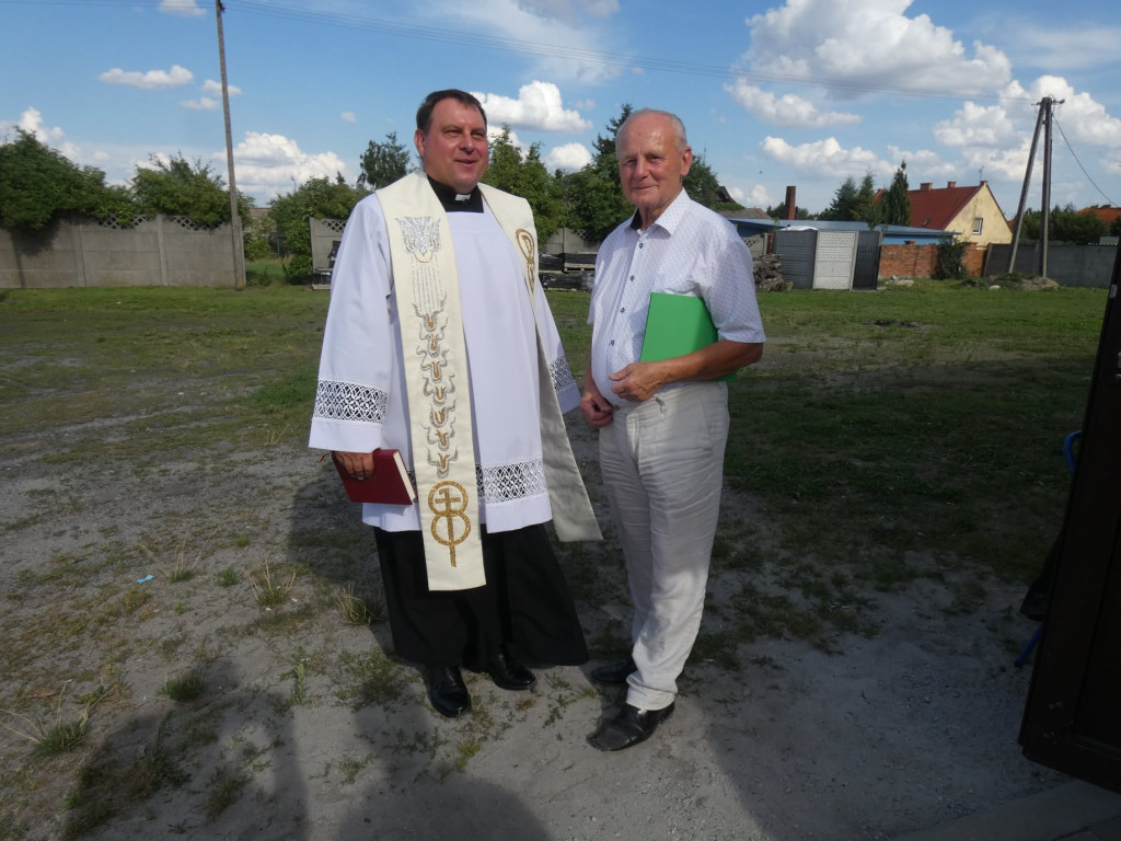 Figura Matki Bożej w Witaszycach po renowacji