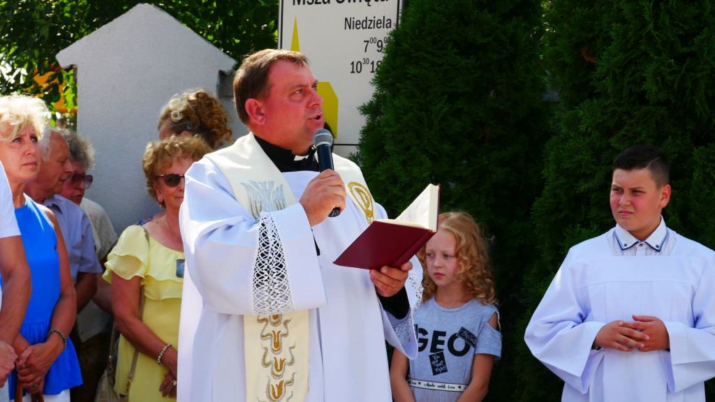 Figura Matki Bożej w Witaszycach po renowacji
