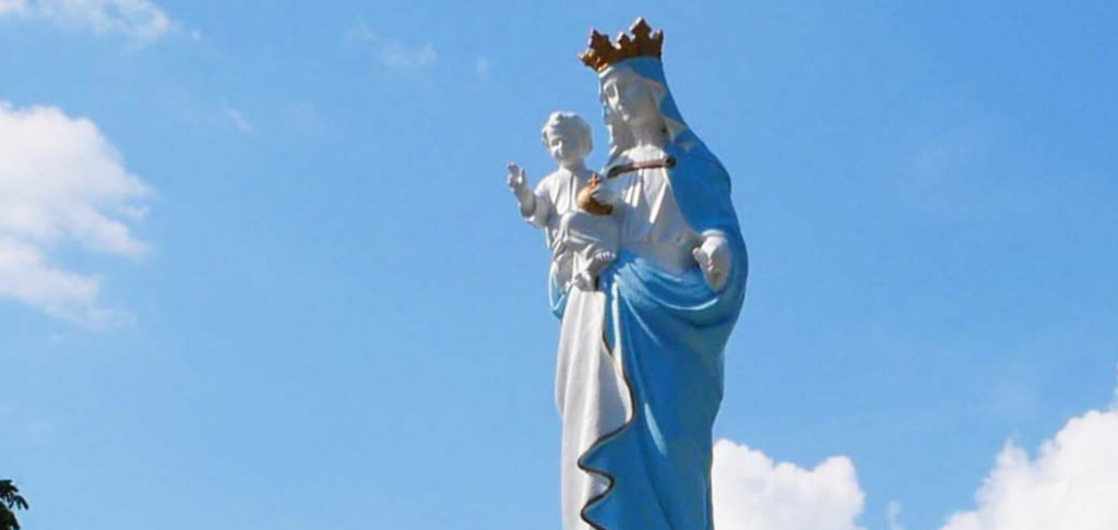 Figura Matki Bożej w Witaszycach po renowacji