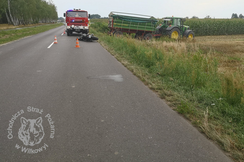 Wypadek na drodze Wilkowyja-Żerków