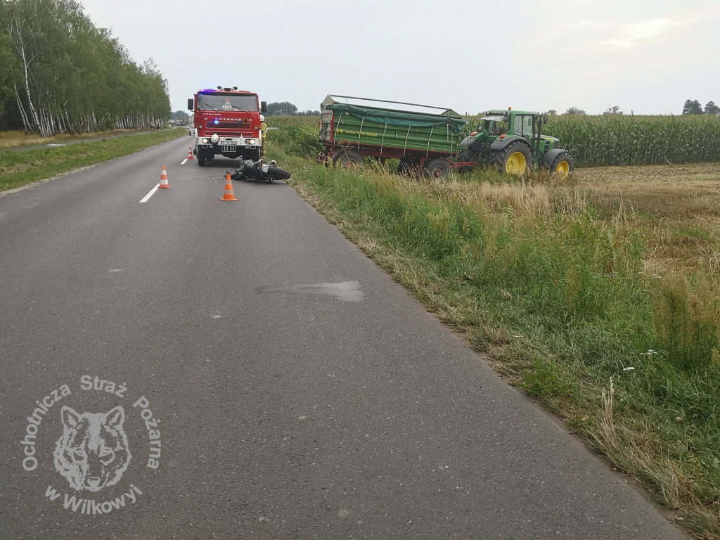 Wypadek na drodze Wilkowyja-Żerków