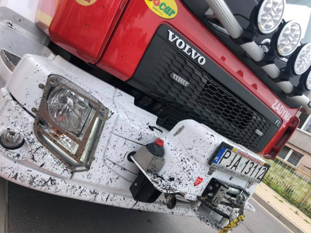 Pożar ścierniska w Potarzycy