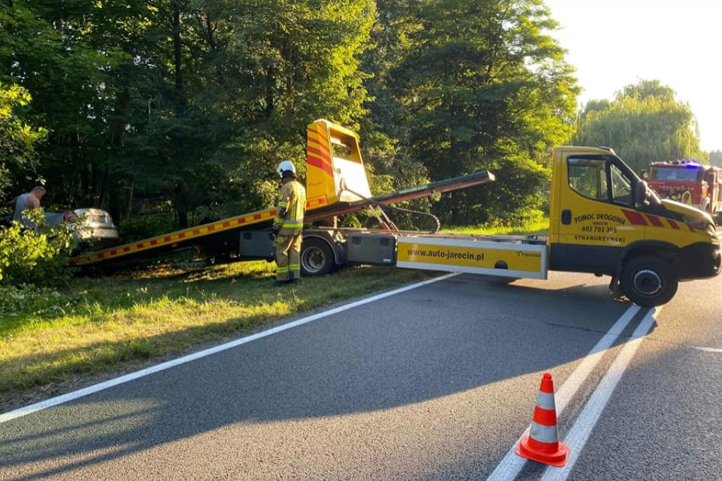 Wypadek między Bachorzewem a Tarcami