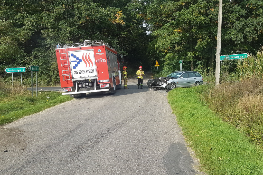Jarocinianka poszkodowana w wypadku w Biadkach