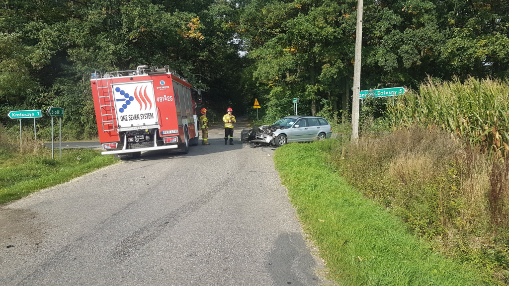 Jarocinianka poszkodowana w wypadku w Biadkach