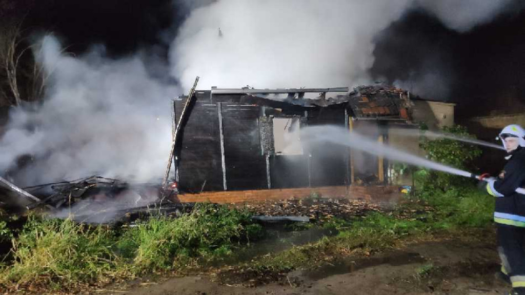 Ognista noc w powiecie jarocińskim