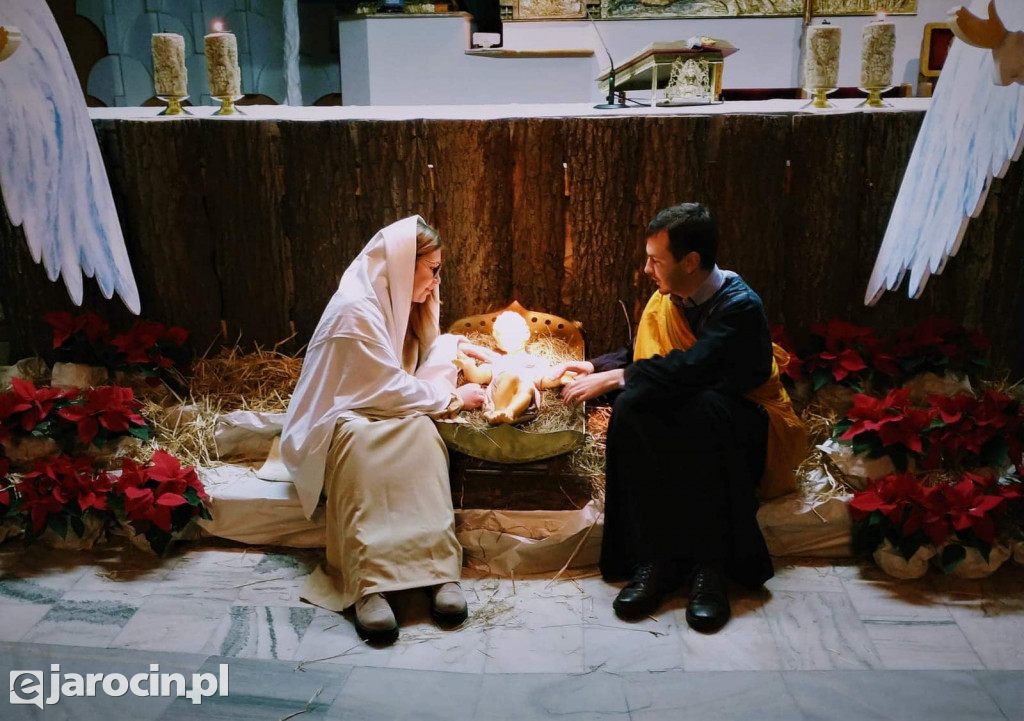 Żywy żłóbek i jasełka u jarocińskich franciszkanów