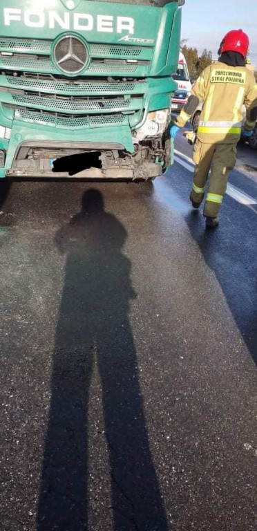 Wypadek na ul. Wrocławskiej w Jarocinie