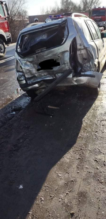 Wypadek na ul. Wrocławskiej w Jarocinie