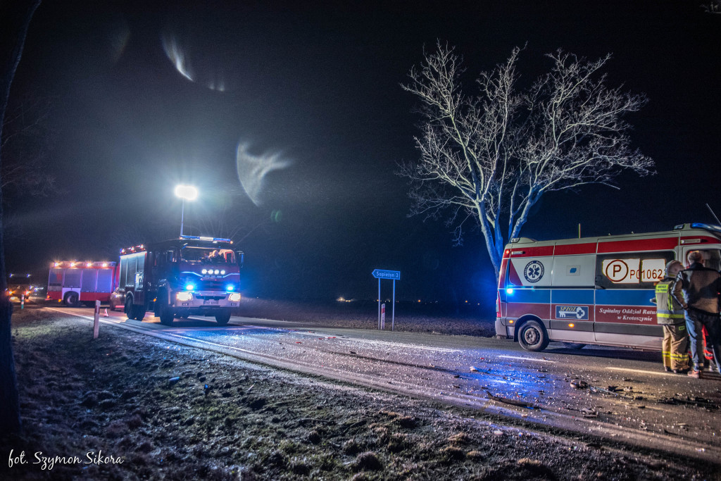 Stłuczka między Jarocinem a Krotoszynem