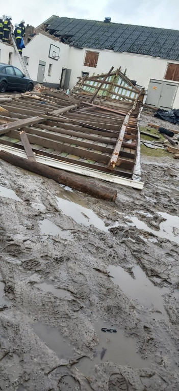 Skutki wichury w powiecie jarocińskim