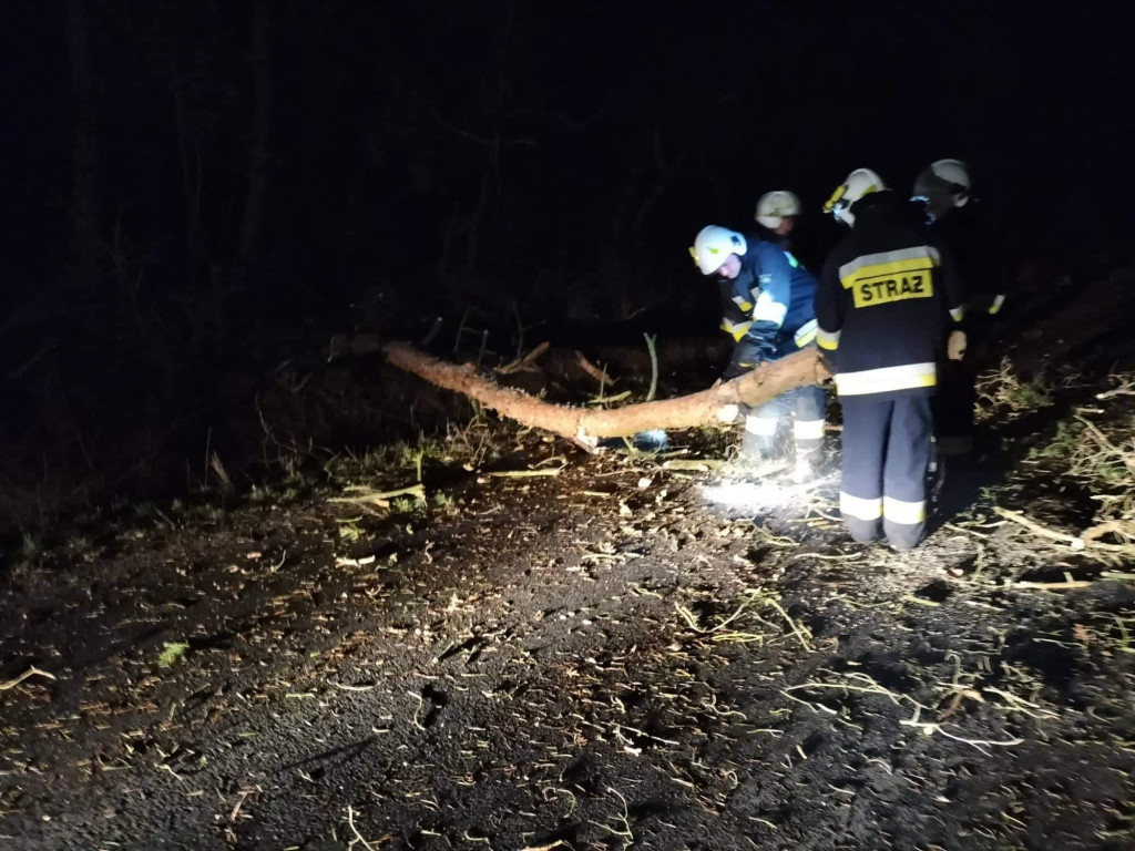 Skutki wichury w powiecie jarocińskim