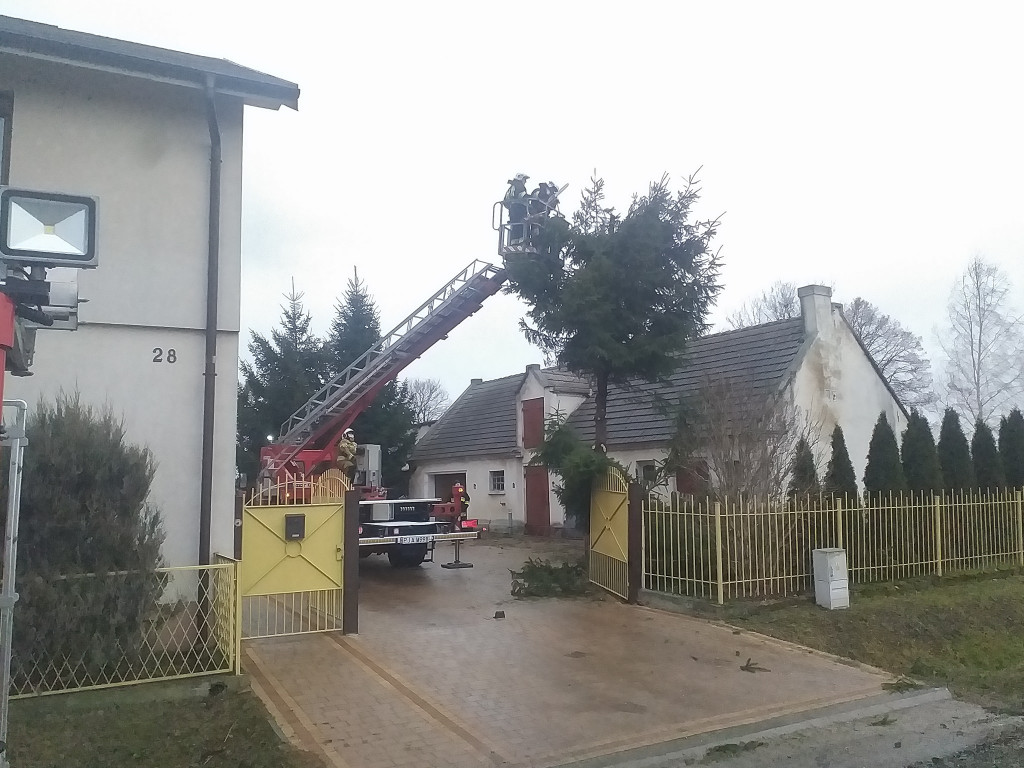 Skutki wichury w powiecie jarocińskim