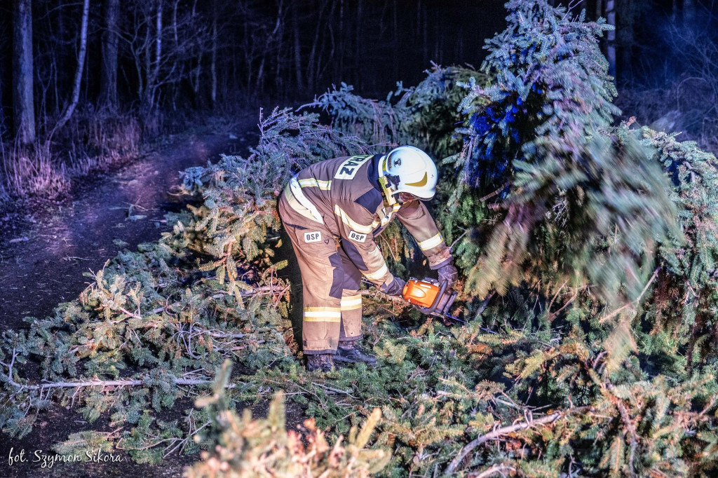 Podsumowanie wietrznego weekendu w powiecie krotoszyńskim