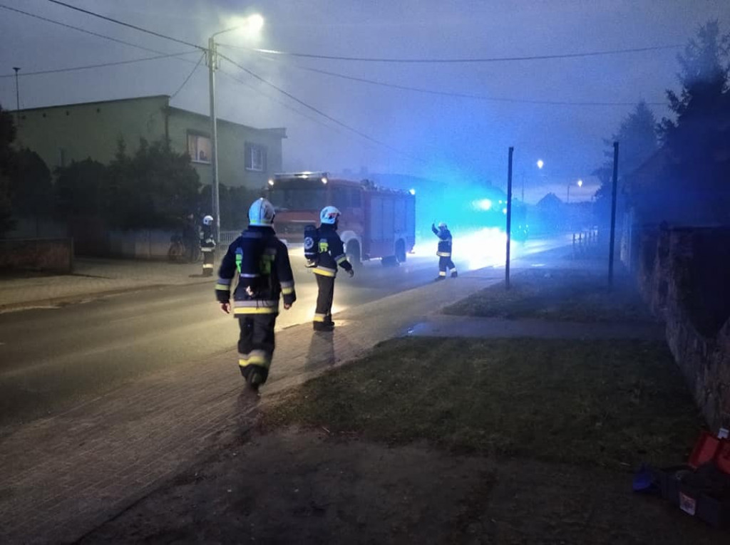 Wilkowyja. Pożar w domu
