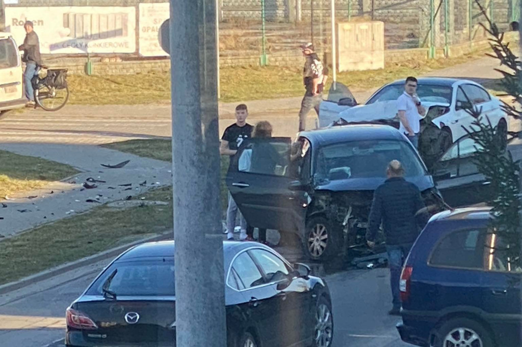 Wypadek na ul. Zagonowej w Jarocinie