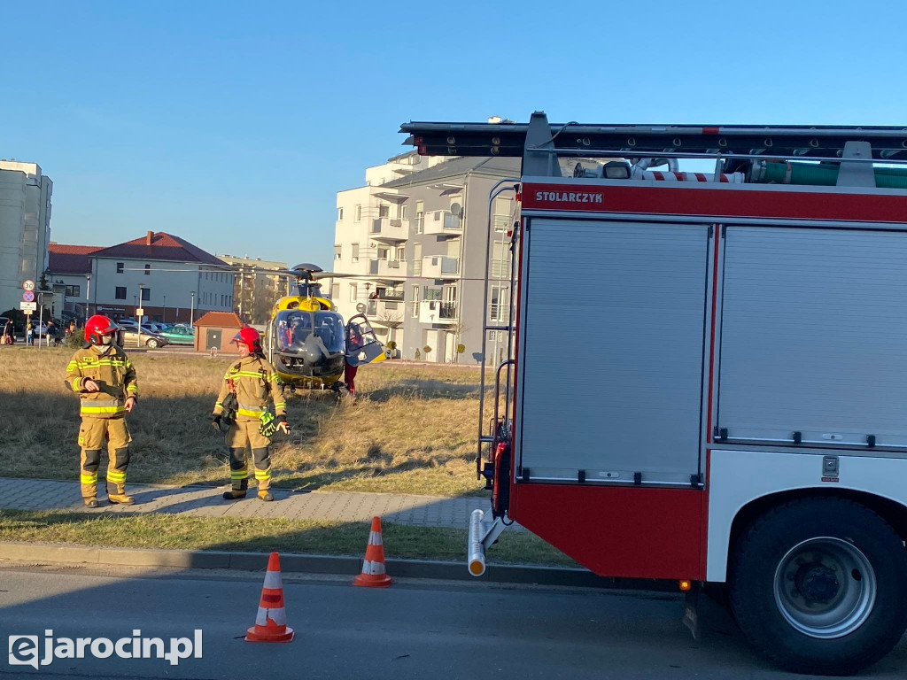 Wypadek na ul. Zagonowej w Jarocinie