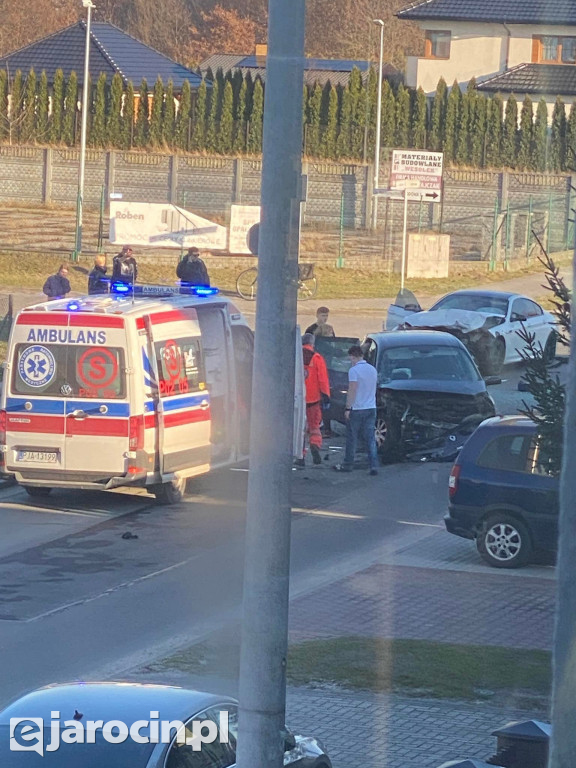 Wypadek na ul. Zagonowej w Jarocinie
