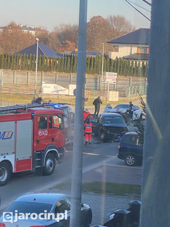 Wypadek na ul. Zagonowej w Jarocinie