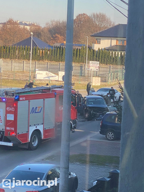 Wypadek na ul. Zagonowej w Jarocinie