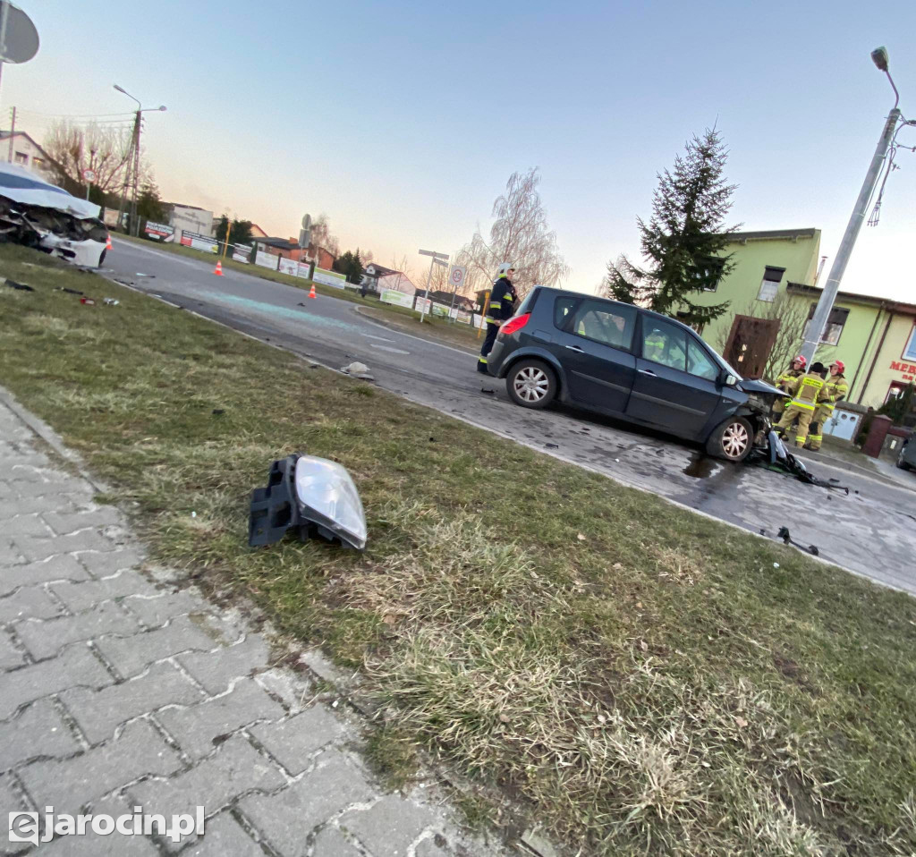 Wypadek na ul. Zagonowej w Jarocinie