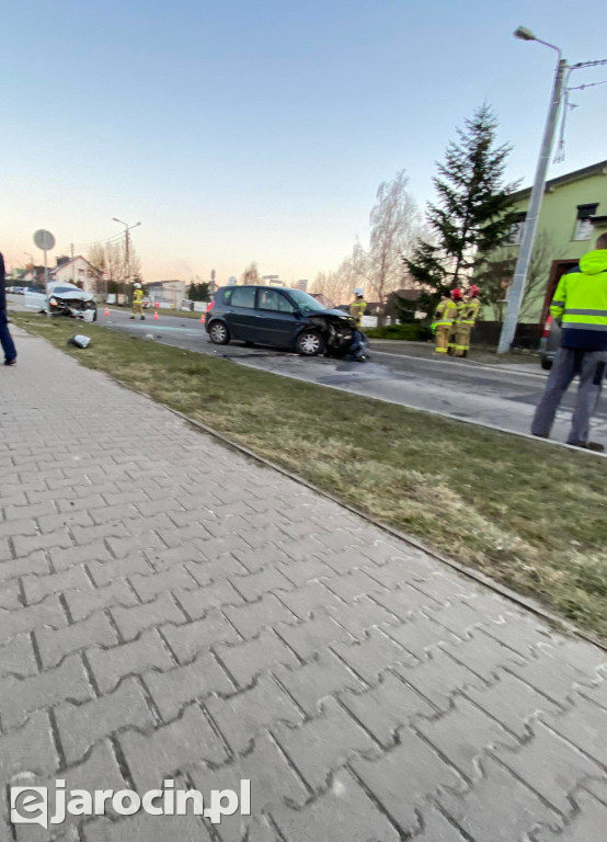 Wypadek na ul. Zagonowej w Jarocinie