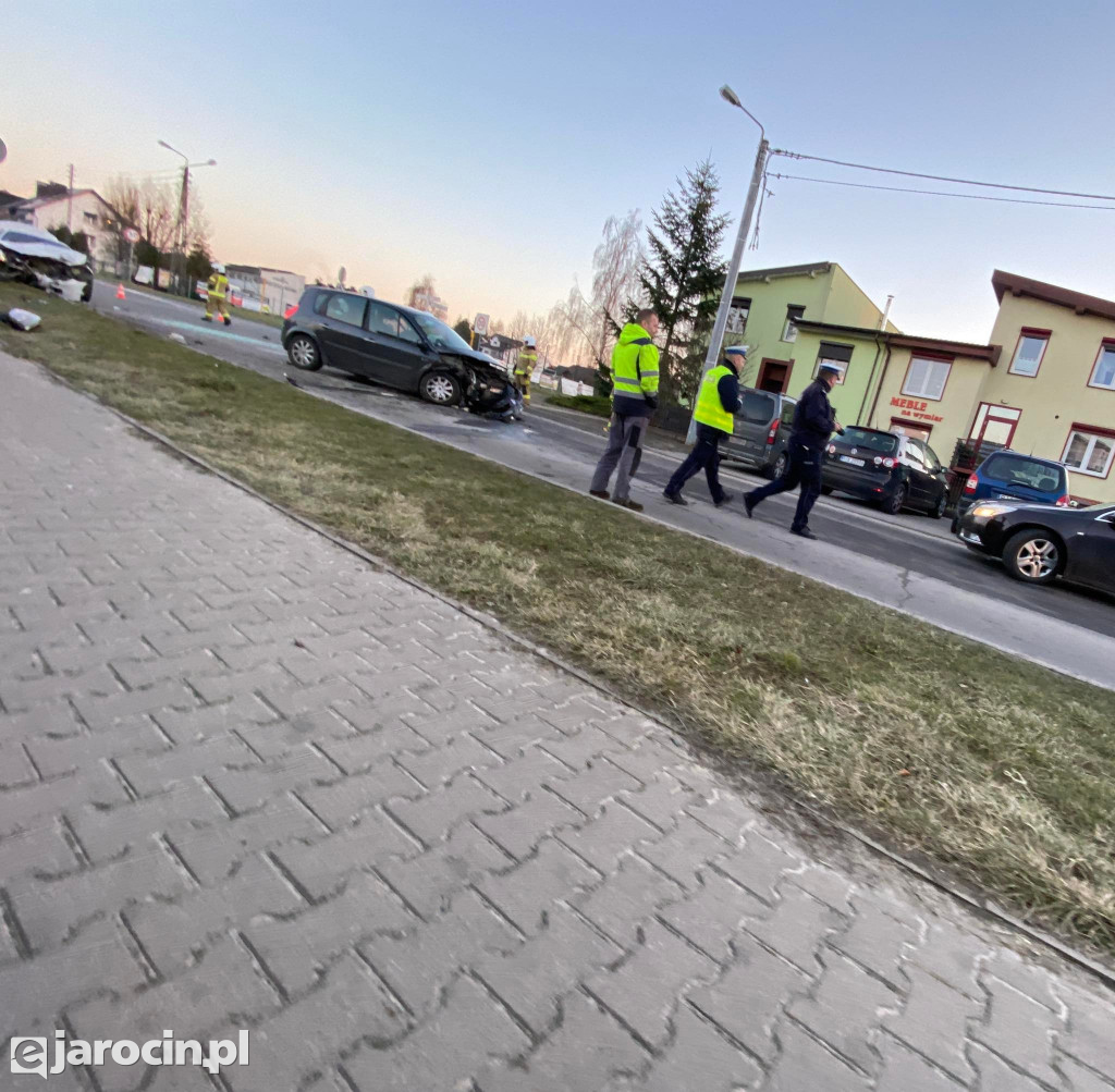 Wypadek na ul. Zagonowej w Jarocinie