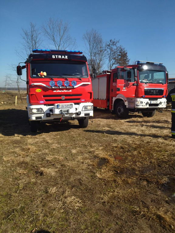 Gmina Żerków. Dwa pożary traw jednego dnia