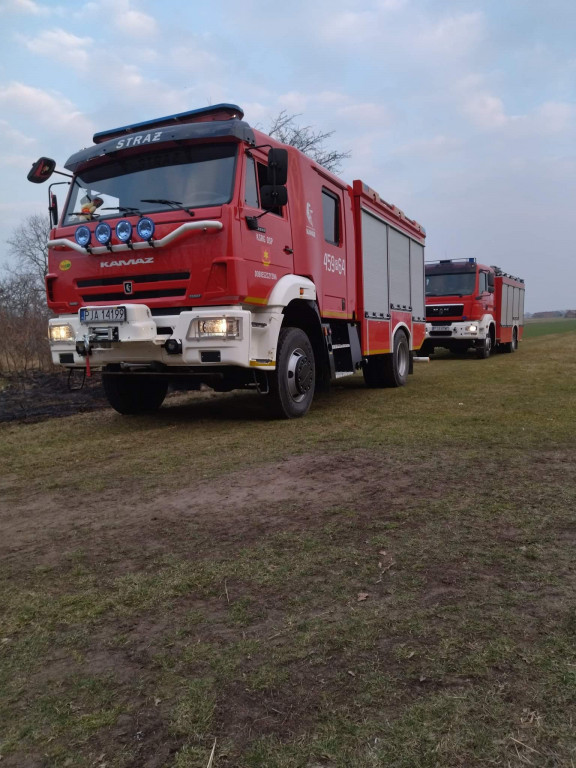 Plaga pożarów traw w powiecie jarocińskim