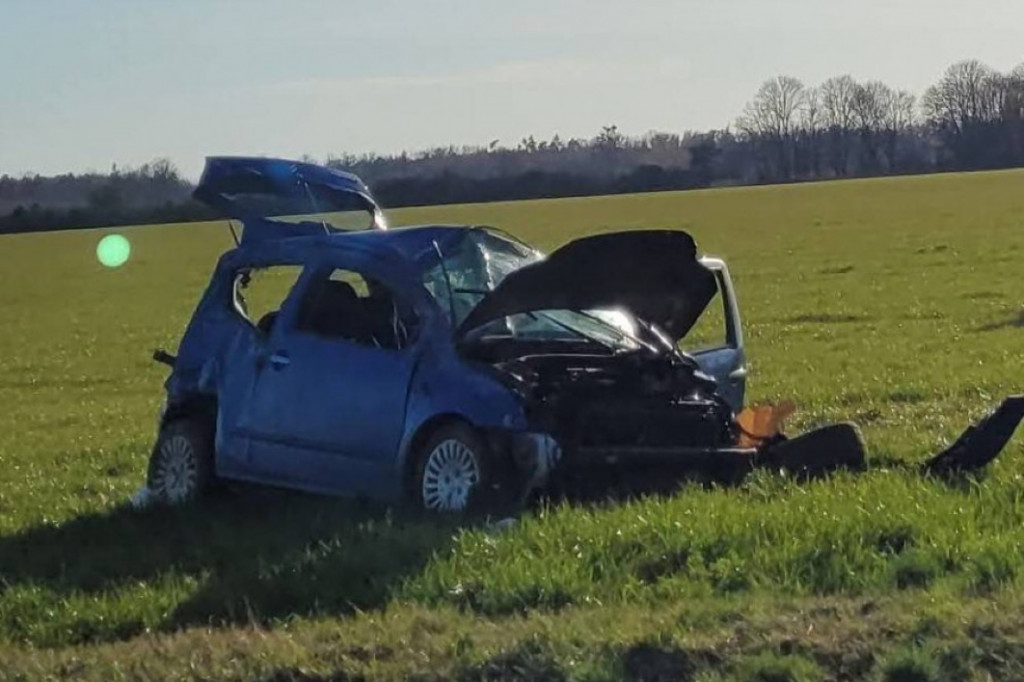 Wypadek na DK 11. Za Klęką