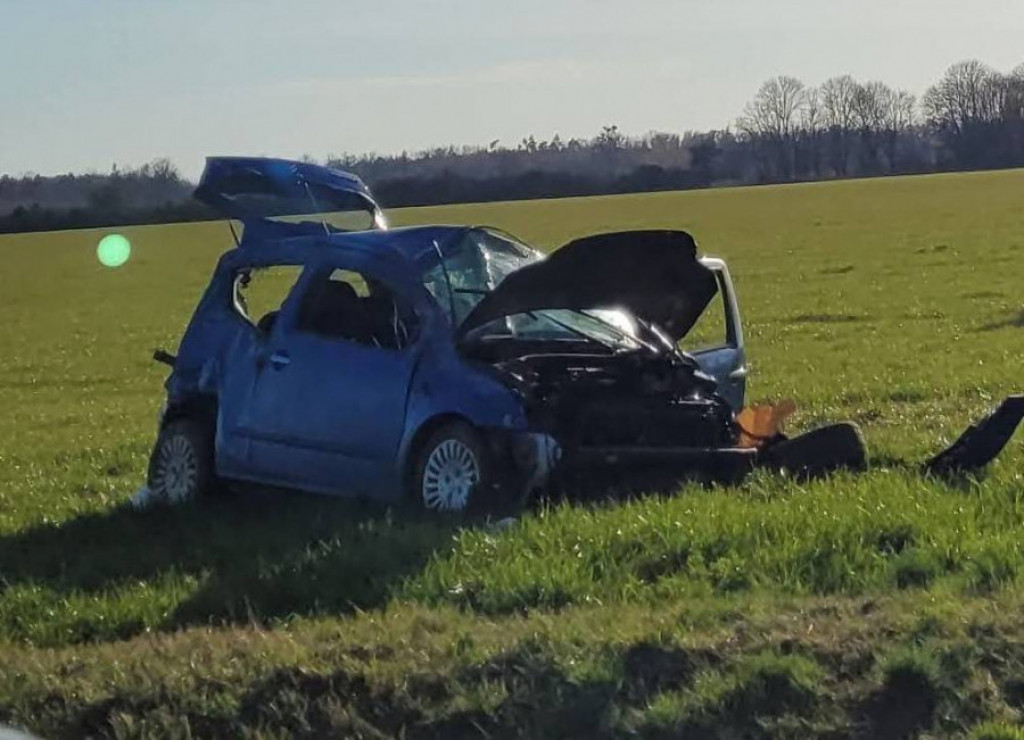 Wypadek na DK 11. Za Klęką